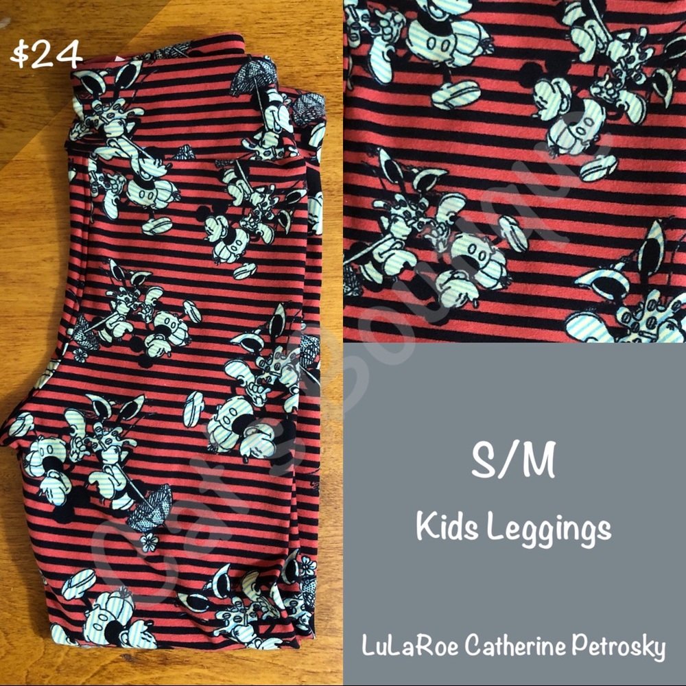 NWT LuLaRoe Collection for Disney S/M leggings